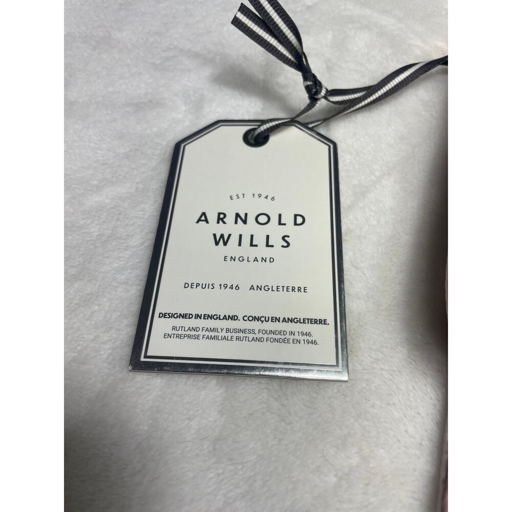 Arnold Willis Pink Grain Travel Makeup Pouch NWT - Picture 3 of 7